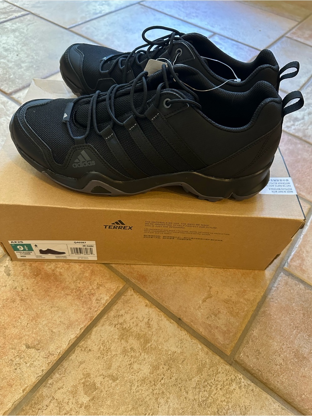 Adidas Terrex Ax2s Trail Runner men size 9.5 - Picture 3 of 7